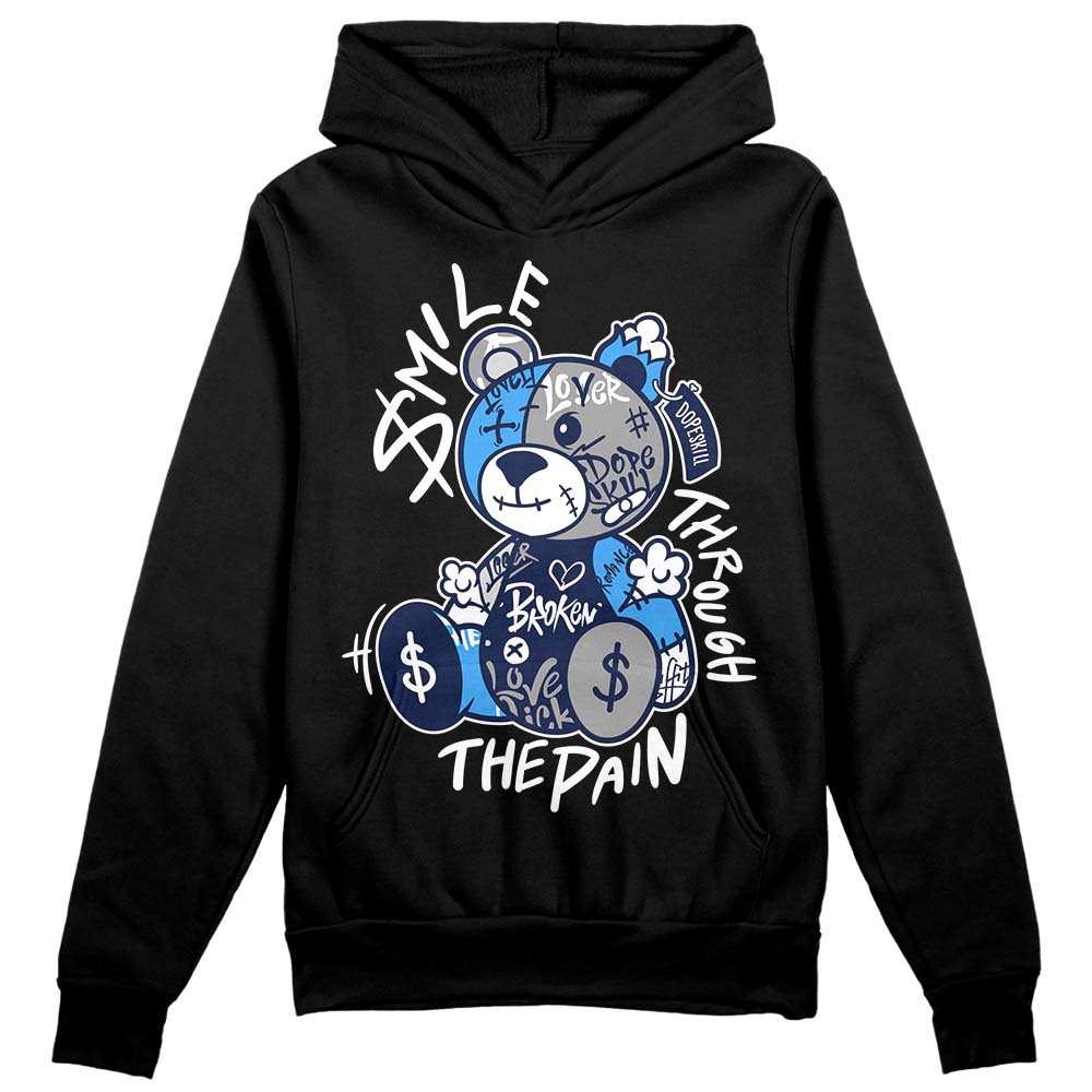 AJ Spizike White Obsidian superstreetwear Hoodie Sweatshirt Smile Through The Pain Graphic