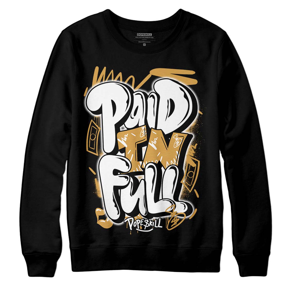 Gratitude 11s superstreetwear Sweatshirt New Paid In Full Graphic