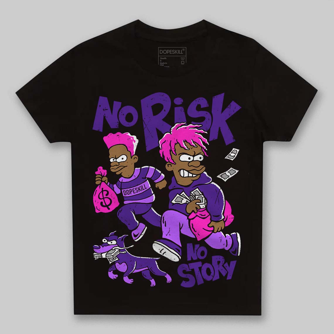 PURPLE Collection superstreetwear Toddler Kids T-shirt No Risk No Story Graphic