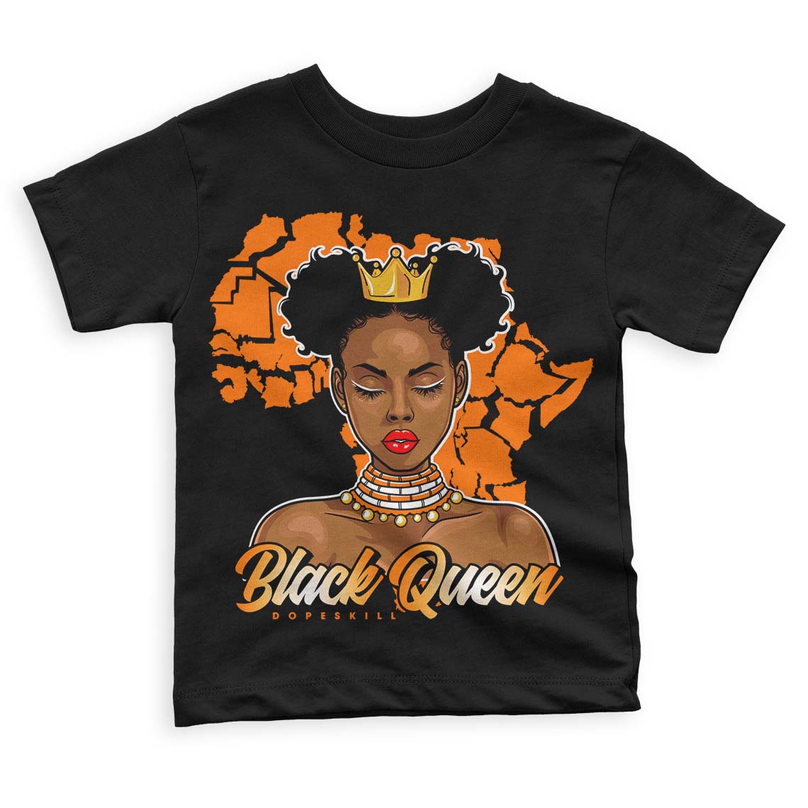 Dunk Low Magma Orange superstreetwear Toddler Kids T-shirt Black Queen Graphic