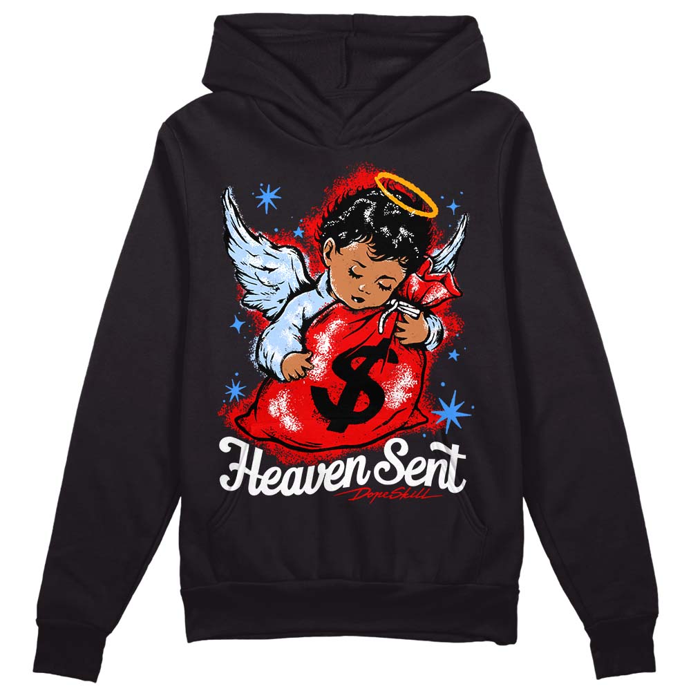 Cherry 11s superstreetwear Hoodie Sweatshirt Heaven Sent Graphic