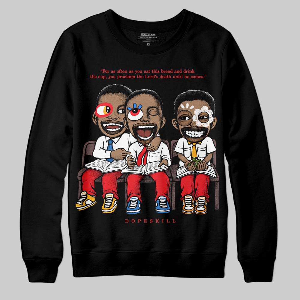 Red Collection superstreetwear Sweatshirt First Sunday Graphic