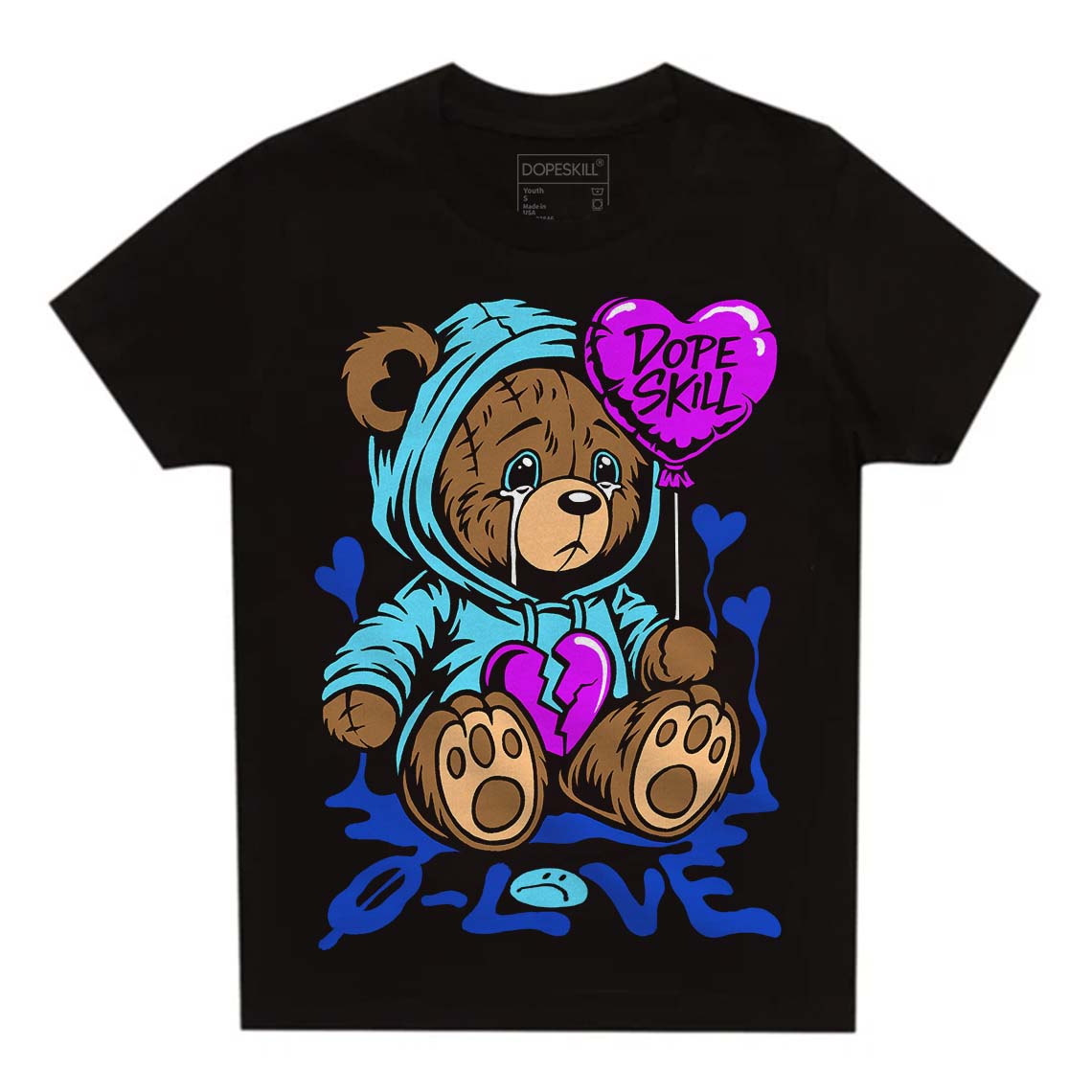 SB Dunk Argon superstreetwear Toddler Kids T-shirt Broken Bear Graphic