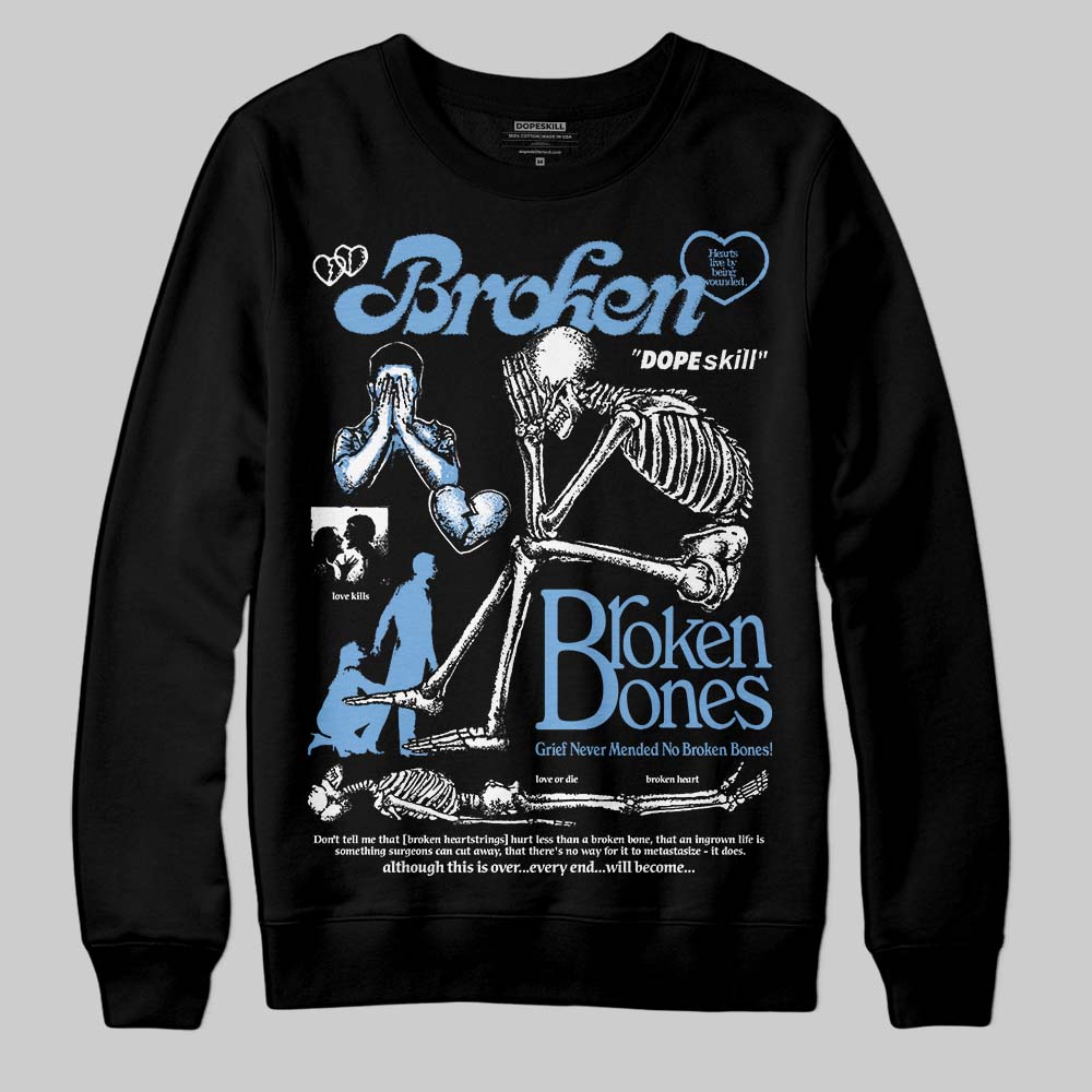 Melo 12s superstreetwear Sweatshirt Broken Bones Graphic