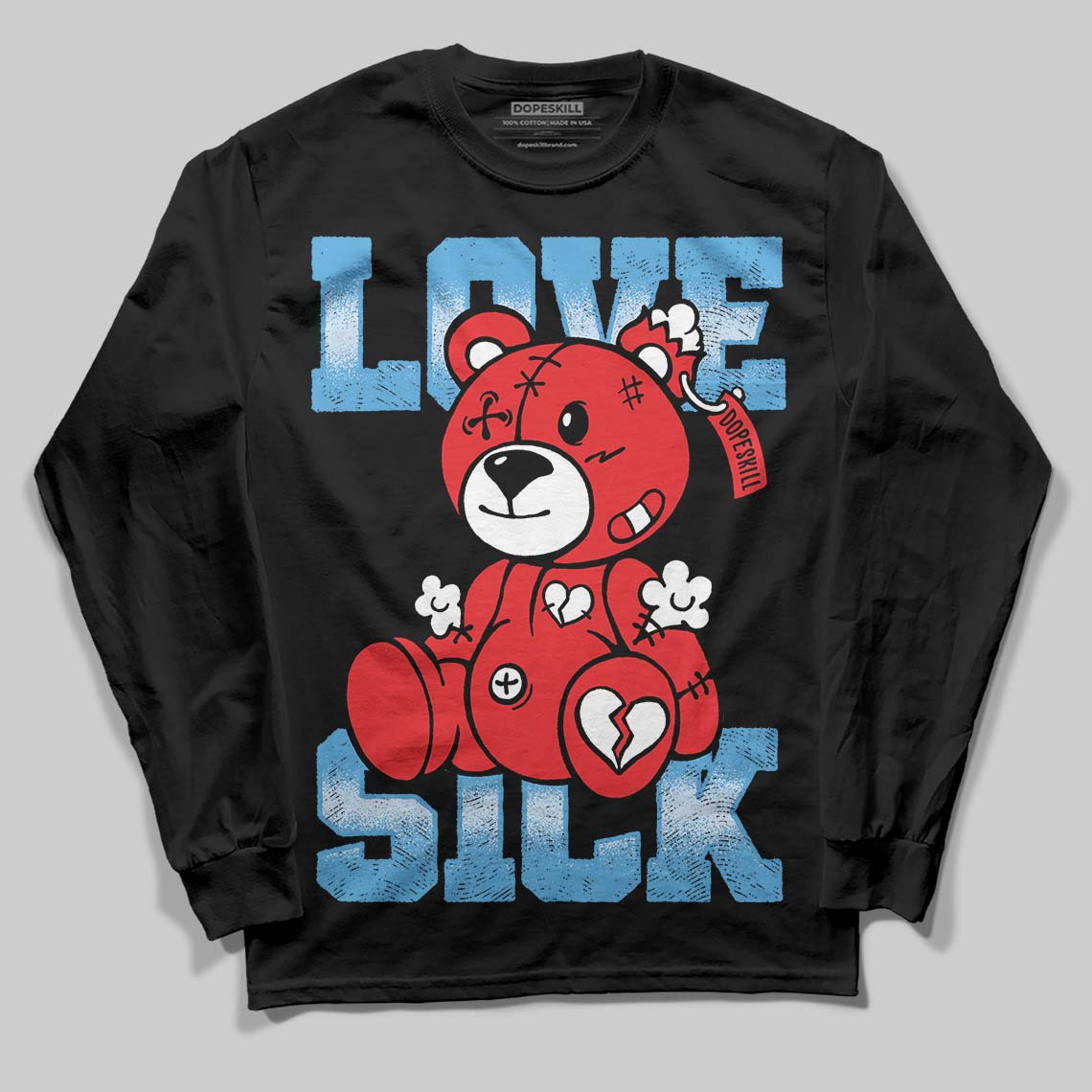 Cherry 11s superstreetwear Long Sleeve T-Shirt Love Sick Graphic