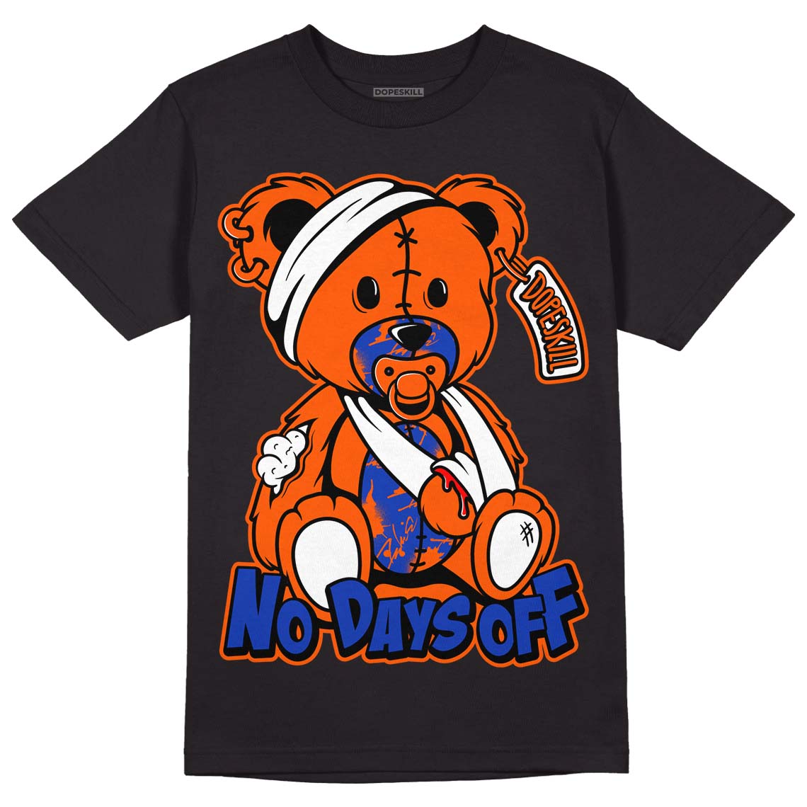 Dunk Low Futura Orange Blaze superstreetwear T-Shirt Hurt Bear Graphic