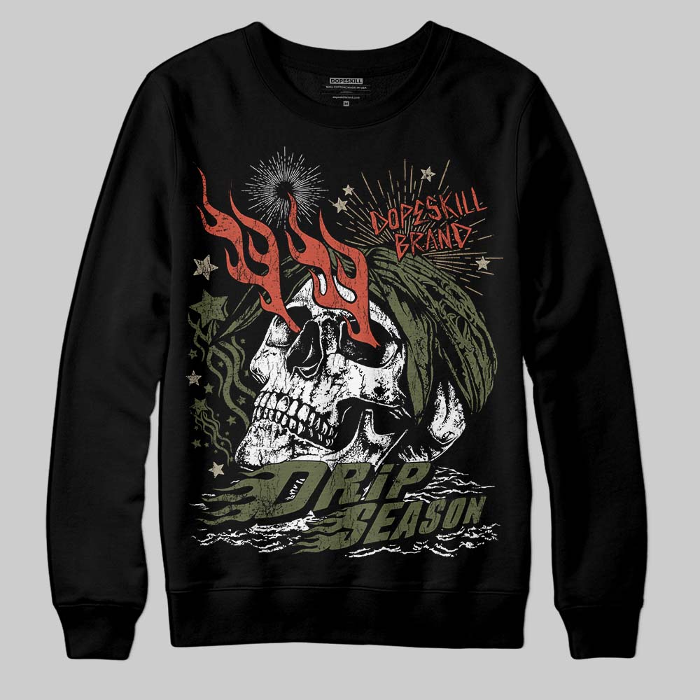 Olive Collection superstreetwear Sweatshirt Drip Season Graphic