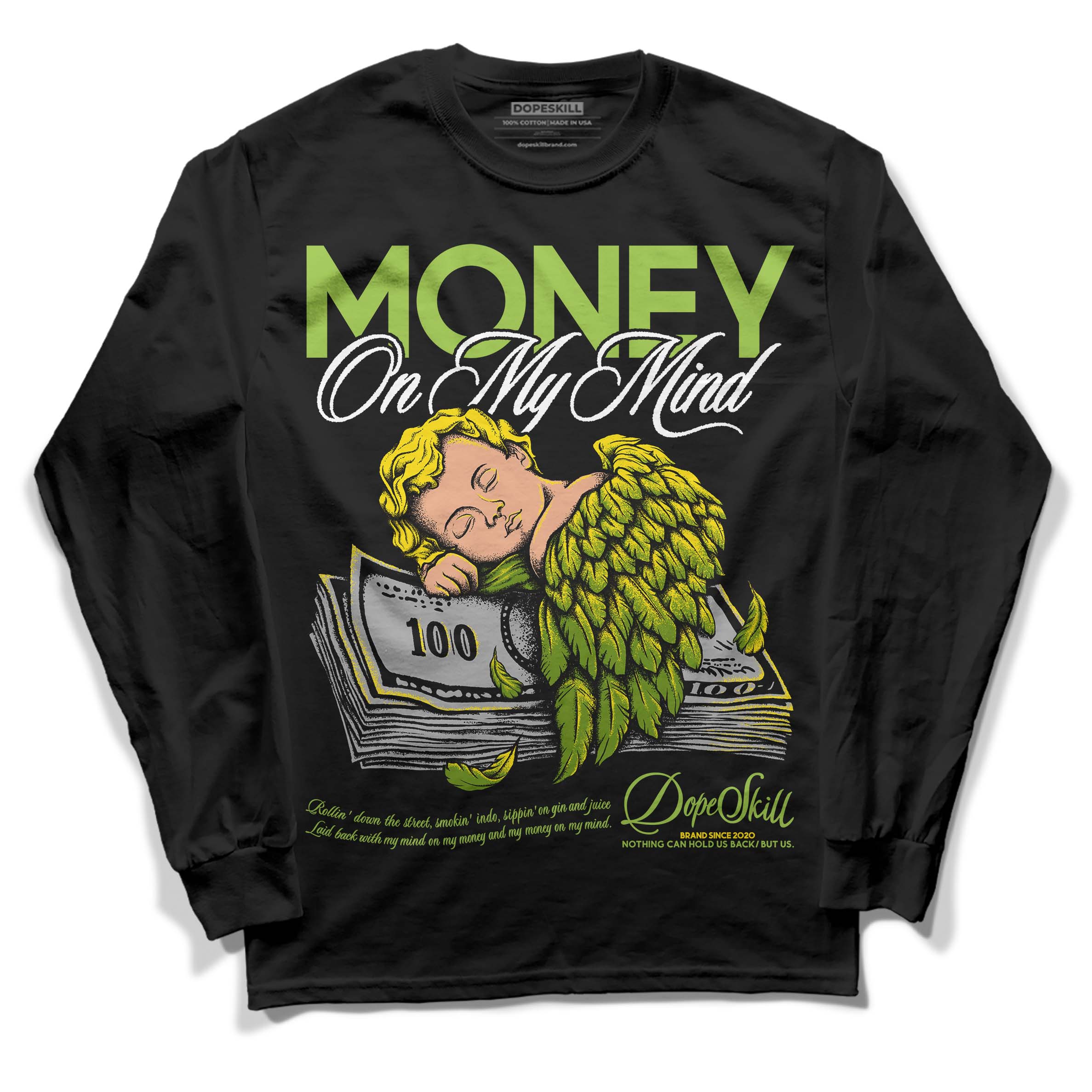 Dunk Low 'Chlorophyll' superstreetwear Long Sleeve T-Shirt MOMM Graphic