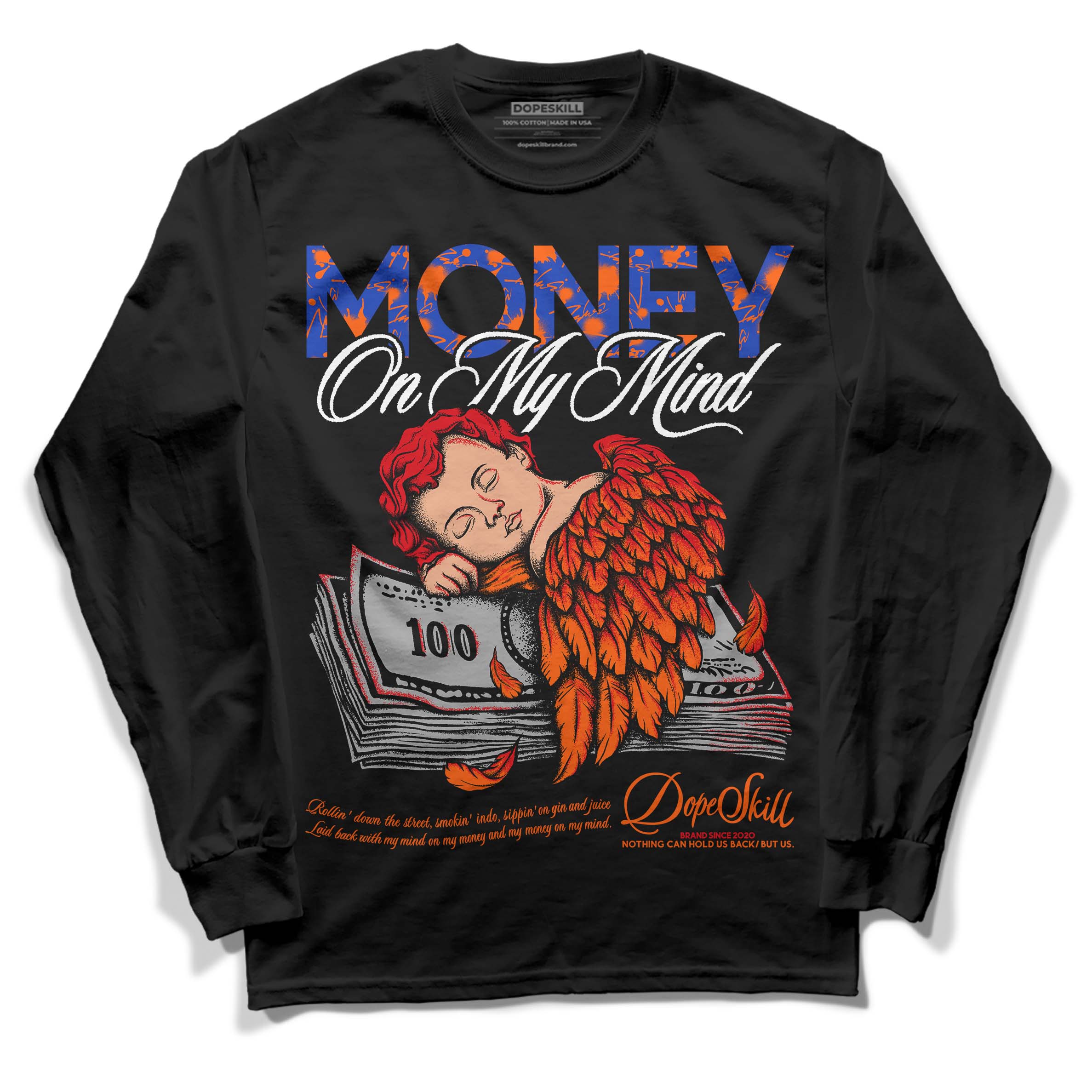 Dunk Low Futura Orange Blaze superstreetwear Long Sleeve T-Shirt MOMM Graphic