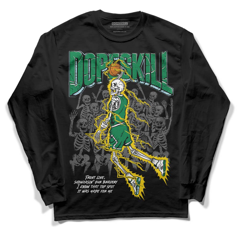 Lucky Green 5s superstreetwear Long Sleeve T-Shirt Thunder Dunk Graphic