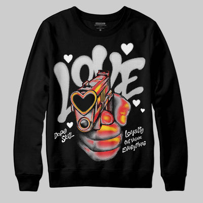 Dunk Panda White Black DopeSkill Sweatshirt Love Shot Graphic