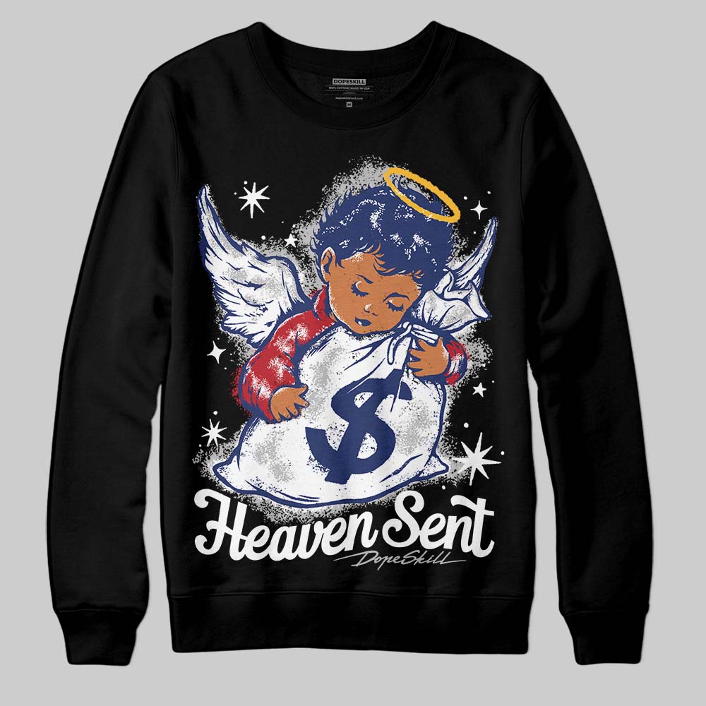 Rare Air Deep Royal Blue 1s superstreetwear Sweatshirt Heaven Sent Graphic