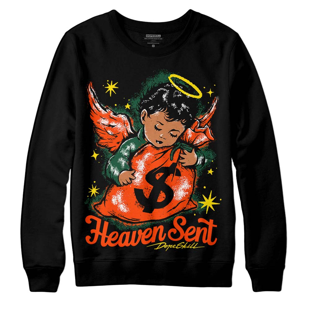 Dunk Team Dark Green Orange superstreetwear Sweatshirt Heaven Sent Graphic