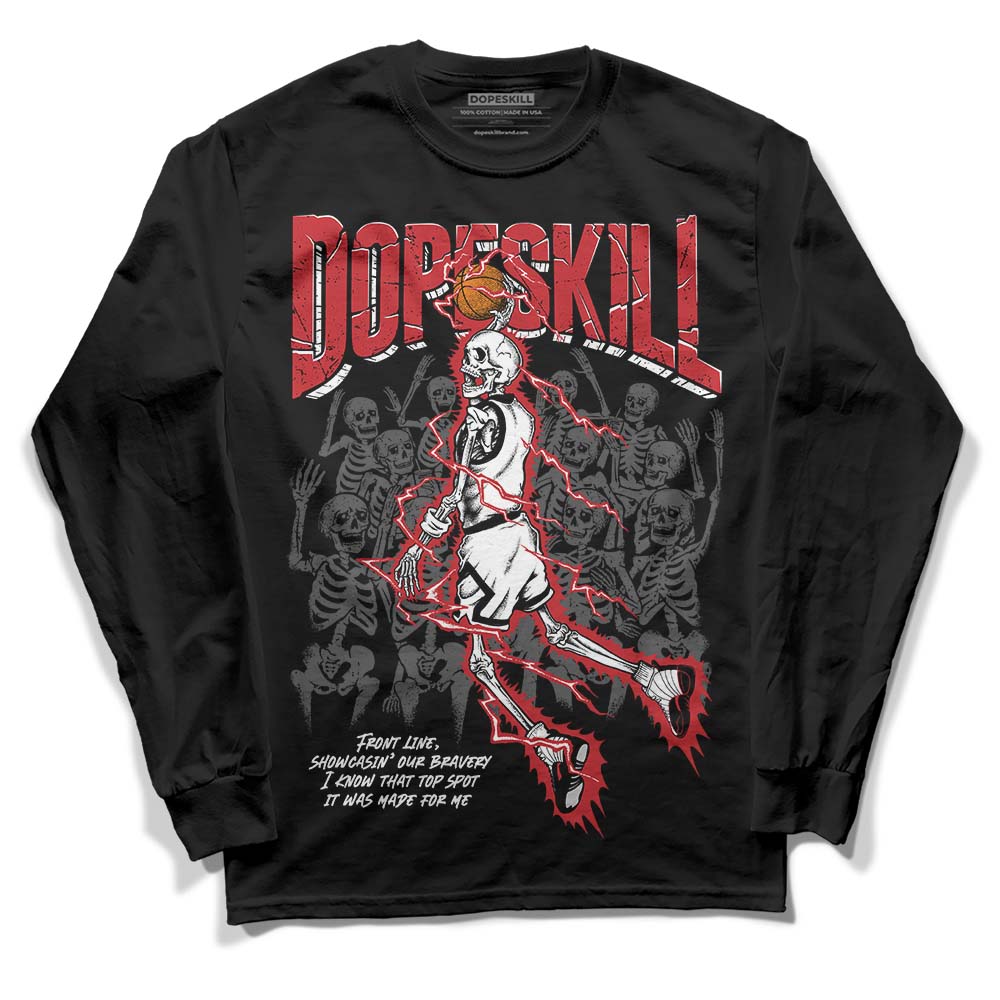 Red Taxi 12s superstreetwear Long Sleeve T-Shirt Thunder Dunk Graphic
