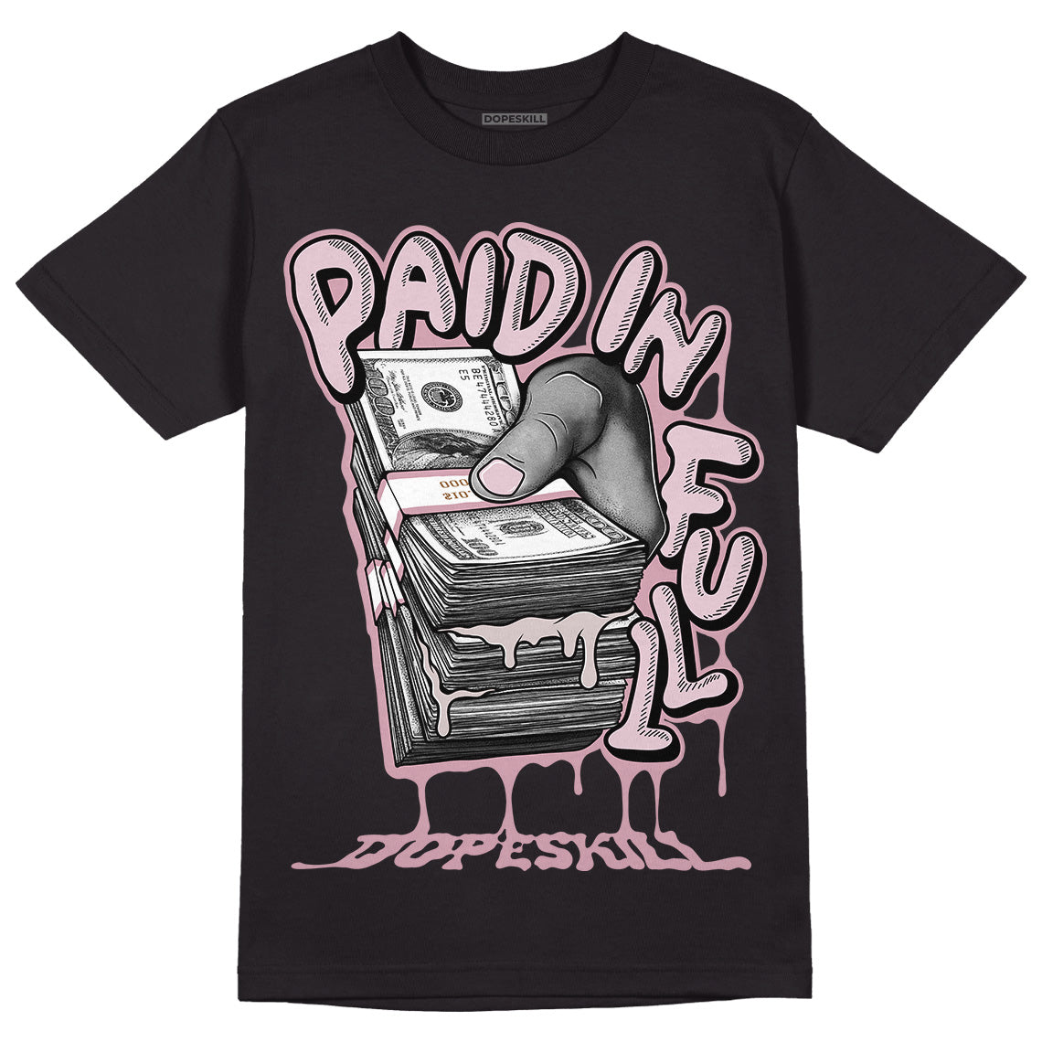 Dunk Low Teddy Bear Pink superstreetwear T-Shirt Paid In Full Graphic