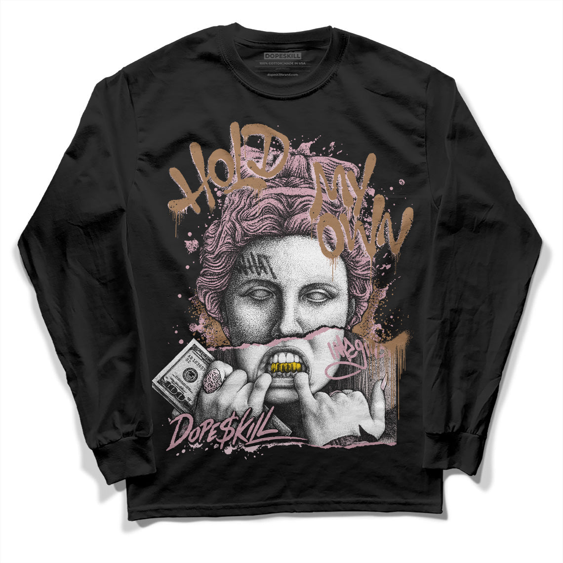 Dunk Low Teddy Bear Pink superstreetwear Long Sleeve T-Shirt Hold My Own Graphic
