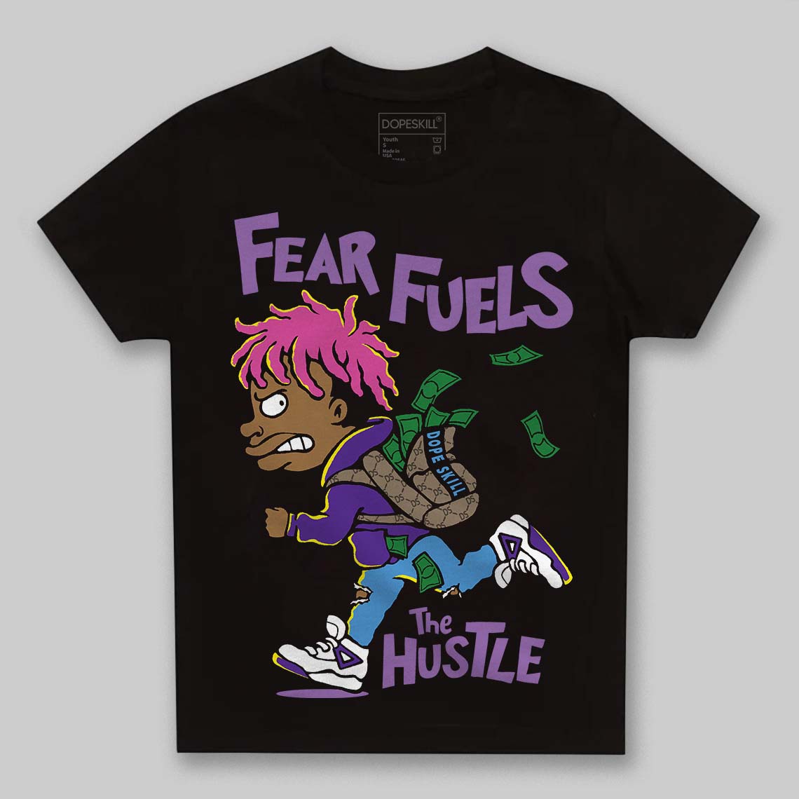 PURPLE Collection superstreetwear Toddler Kids T-shirt Fear Fuels The Hustle Graphic