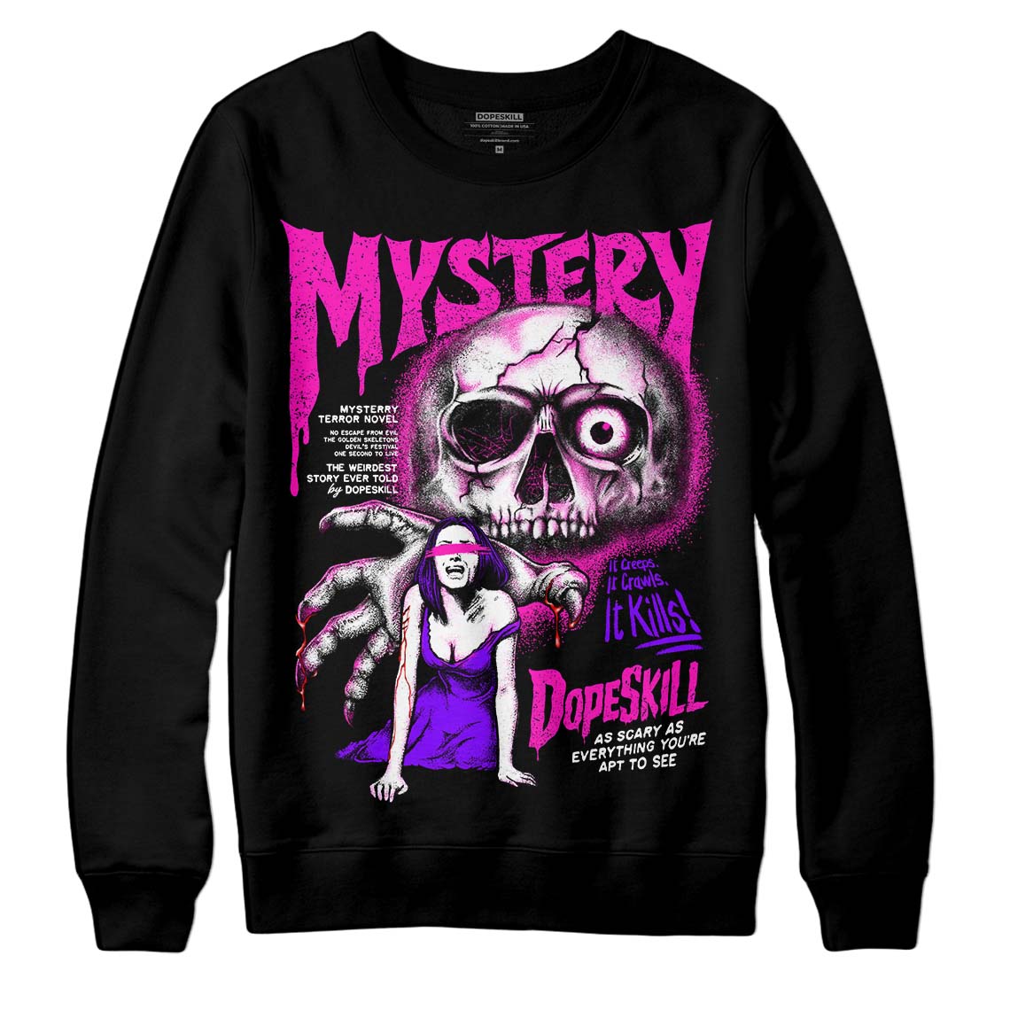 Dunk Active Fuchsia superstreetwear Sweatshirt Mystery Ghostly Grasp Graphic