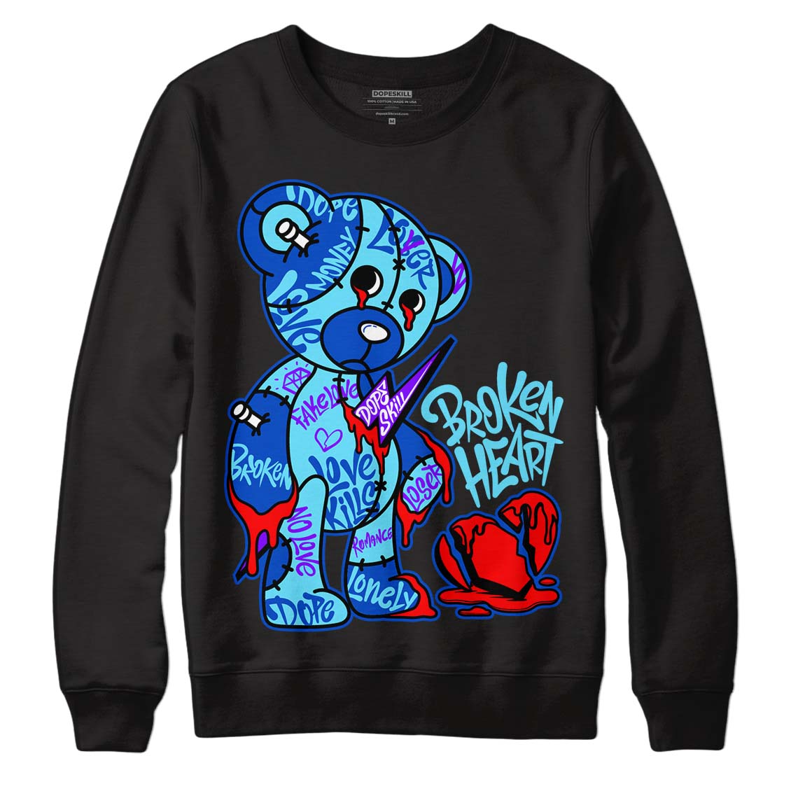 SB Dunk Argon superstreetwear Sweatshirt Broken Heart Graphic