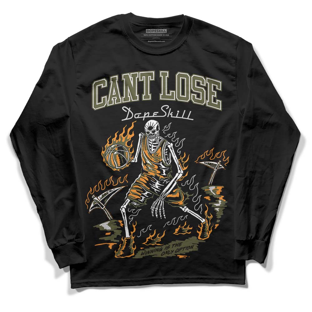 Olive 5s superstreetwear Long Sleeve T-Shirt Cant Lose Graphic