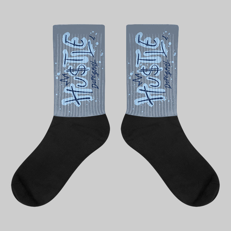 9060 Grey Day superstreetwear Sublimated Socks Hustle Graphic