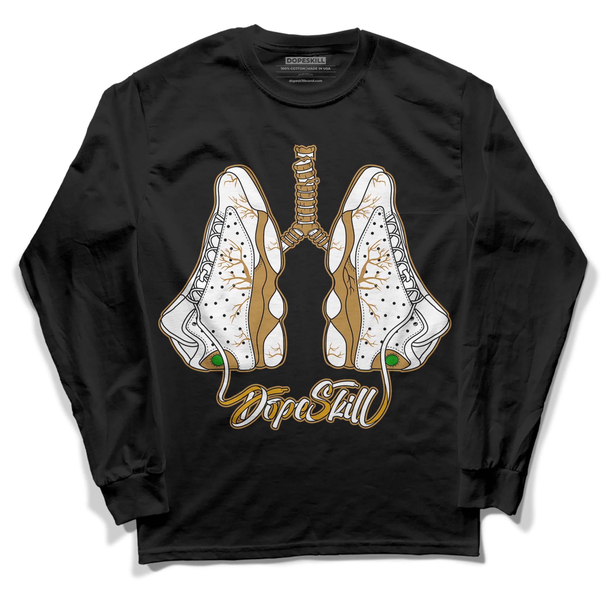 Wheat 13s superstreetwear Long Sleeve T-Shirt Breathe Graphic