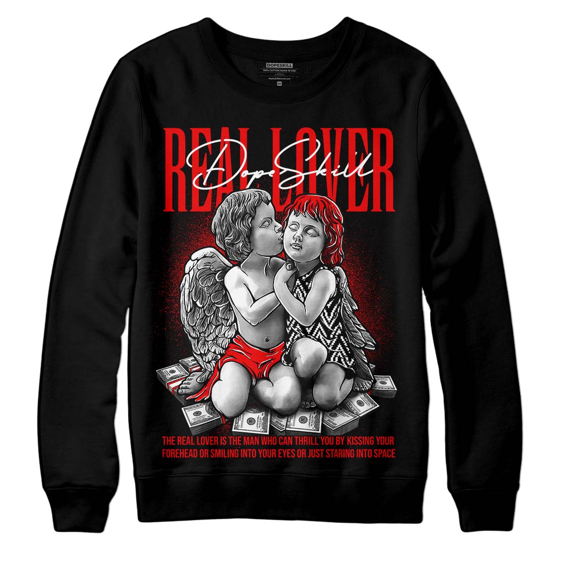 Cherry 12s superstreetwear Sweatshirt Real Lover Graphic