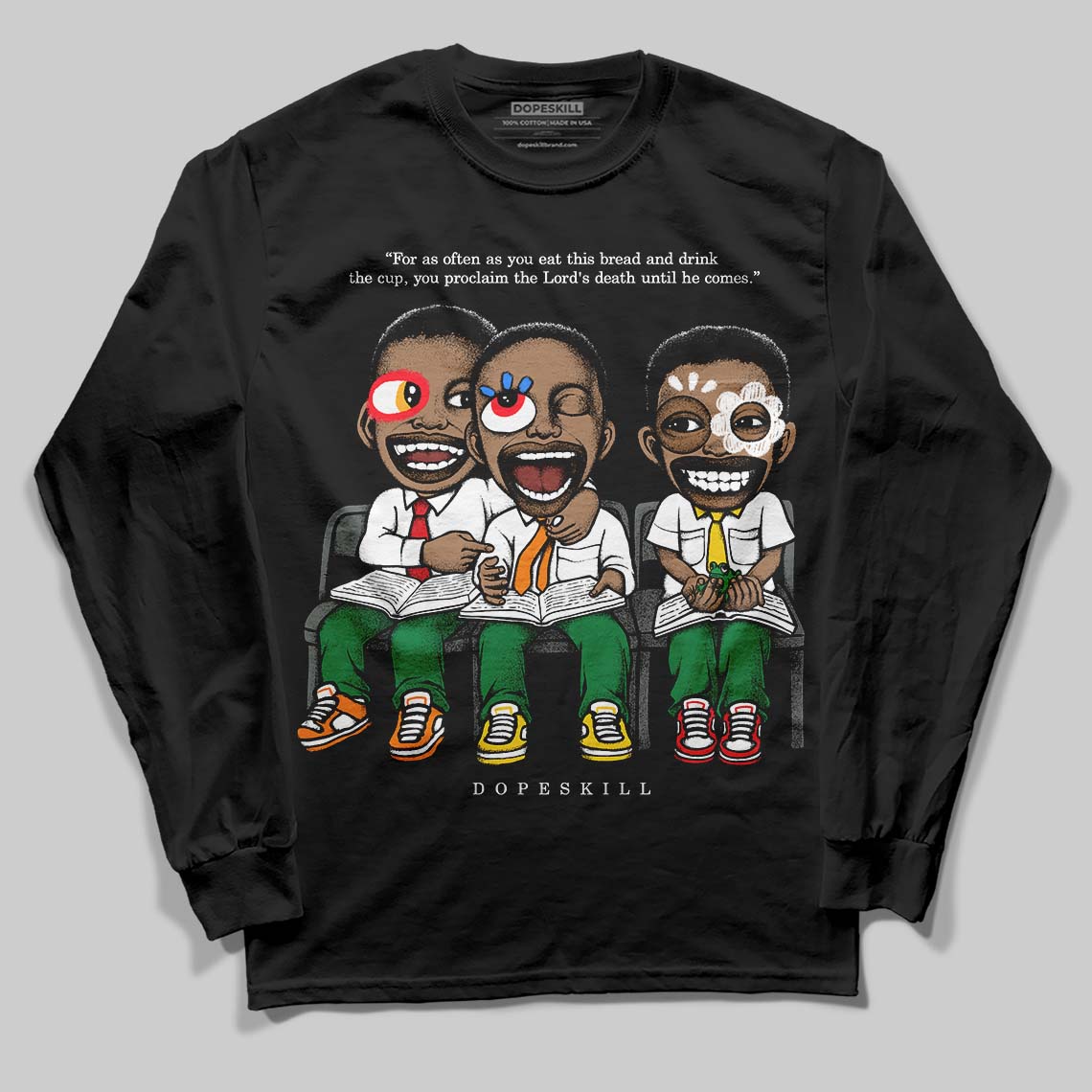 Lucky Green 5s superstreetwear Long Sleeve T-Shirt First Sunday Graphic