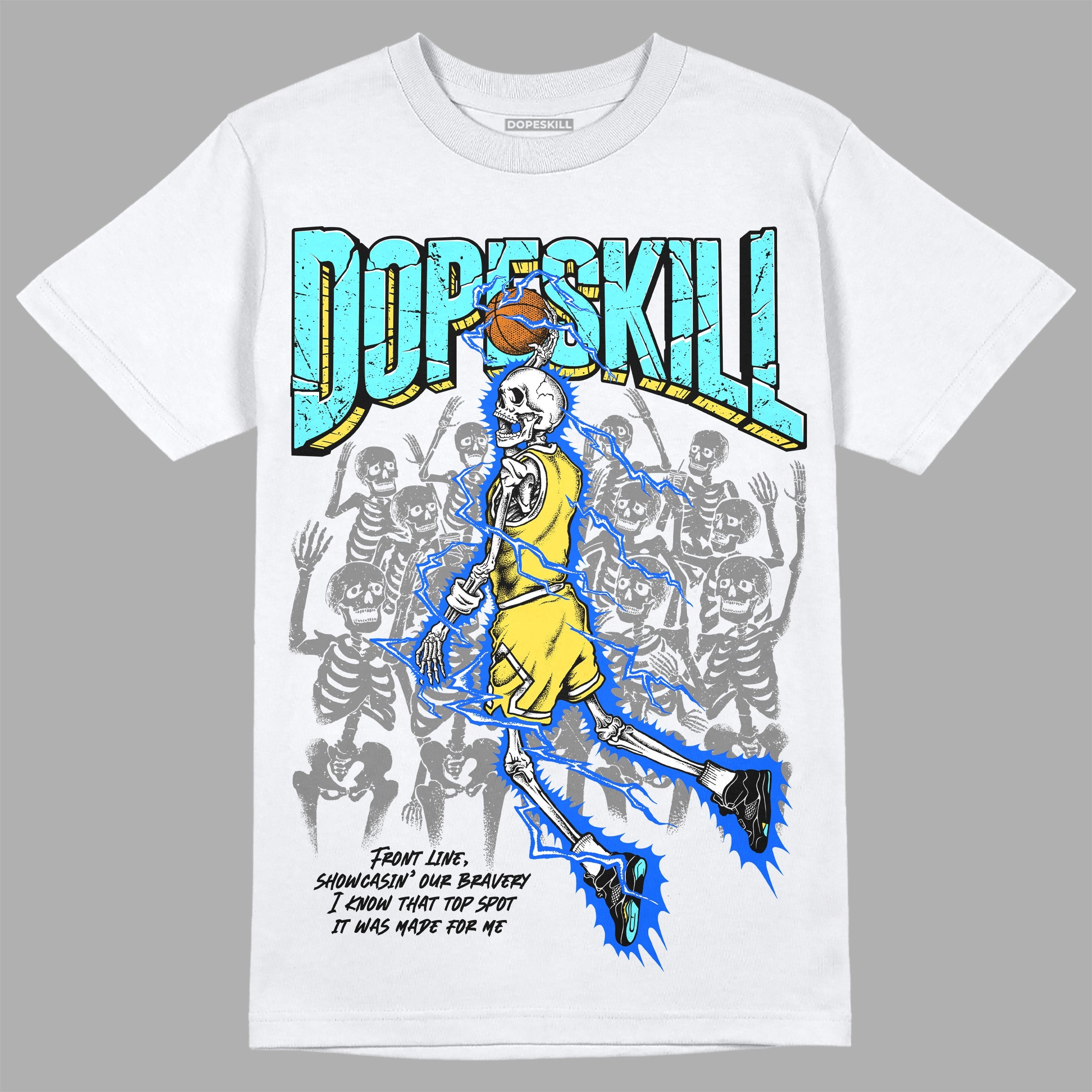 Aqua 5s superstreetwear T-Shirt Thunder Dunk Graphic