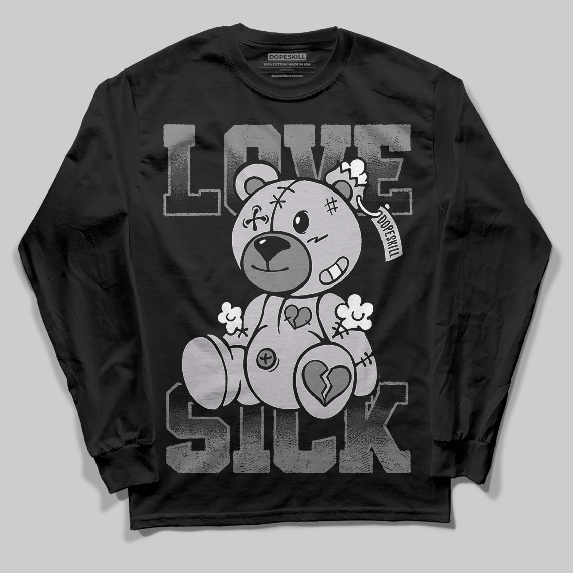 Grey Collection superstreetwear Long Sleeve T-Shirt Love Sick Graphic