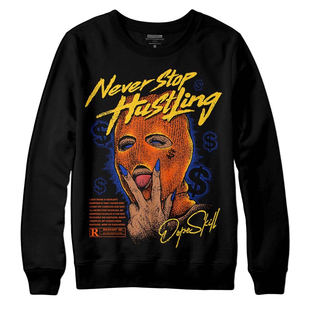 Dunk Futura Orange Blaze superstreetwear Sweatshirt Never Stop Hustling Graphic