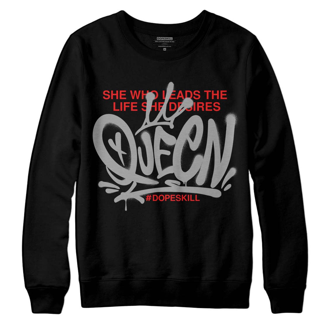 Grey Collection superstreetwear Sweatshirt Queen Graphic