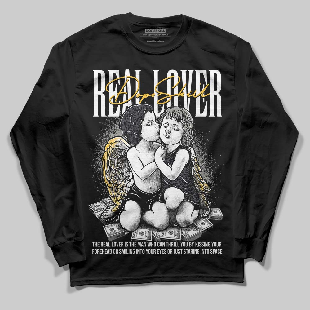 Black Cat 3s superstreetwear Long Sleeve T-Shirt Real Lover Graphic