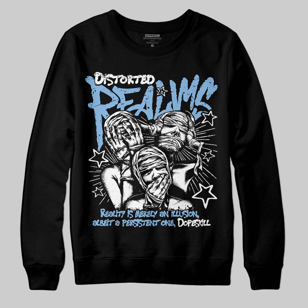 University Blue 6s superstreetwear Sweatshirt Distorted Realms Graphic