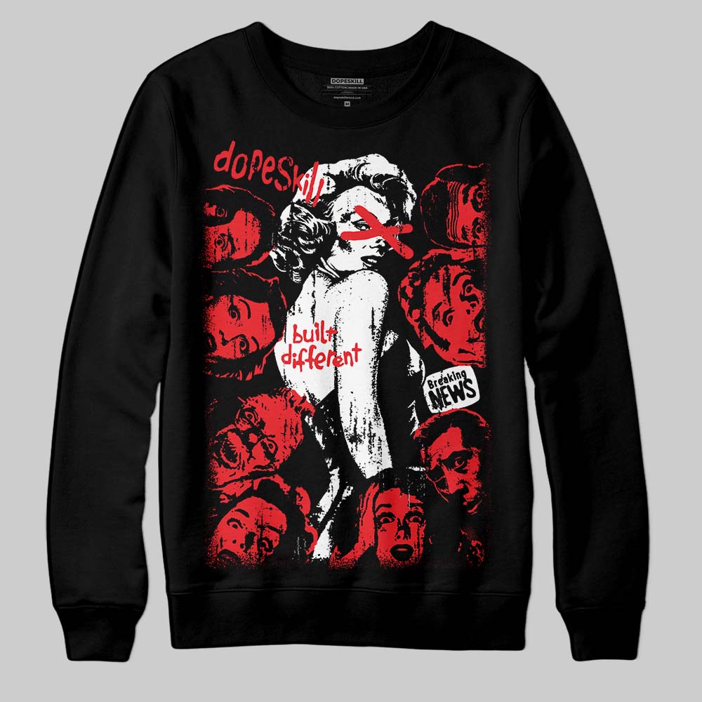 Cherry 11s superstreetwear Sweatshirt Built Different Graphic