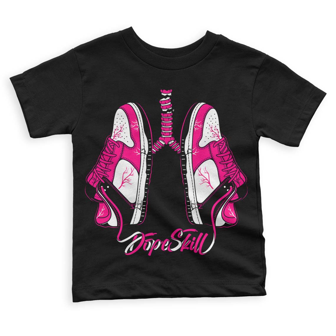 Fierce Pink 1s superstreetwear Toddler Kids T-shirt Breathe Graphic