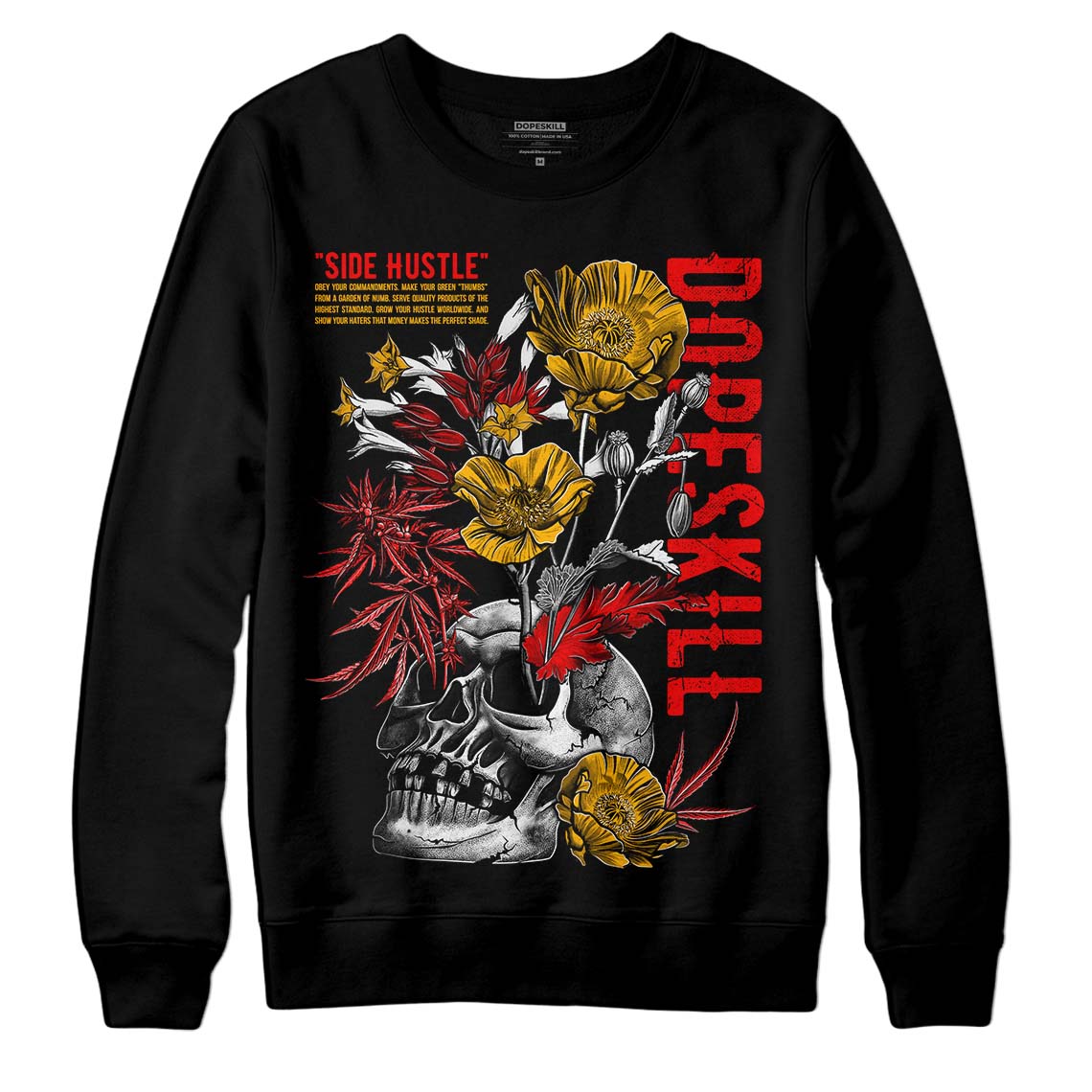 Red Collection superstreetwear Sweatshirt Side Hustle Graphic