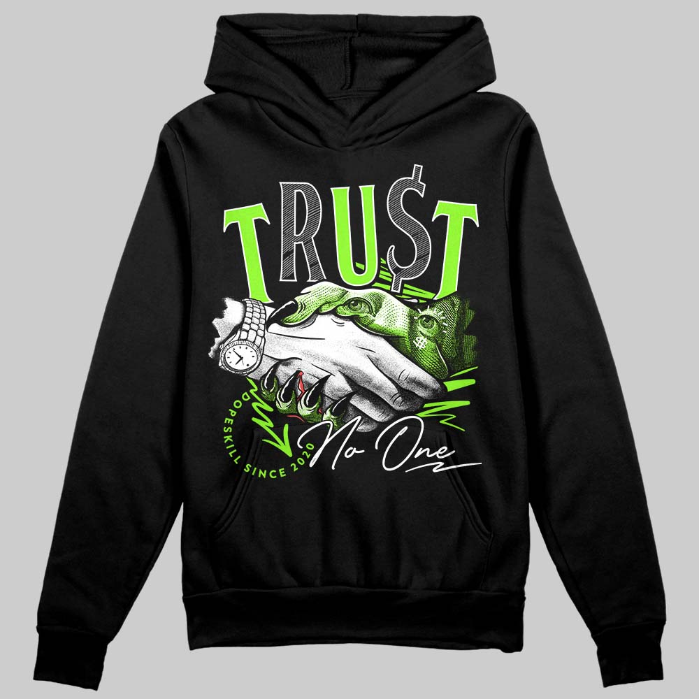 Neon Green Collection superstreetwear Hoodie Sweatshirt Trust No One Graphic