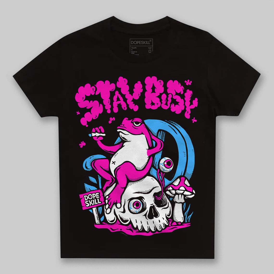 Dunk Active Fuchsia superstreetwear Toddler Kids T-shirt Stay Busy Graphic