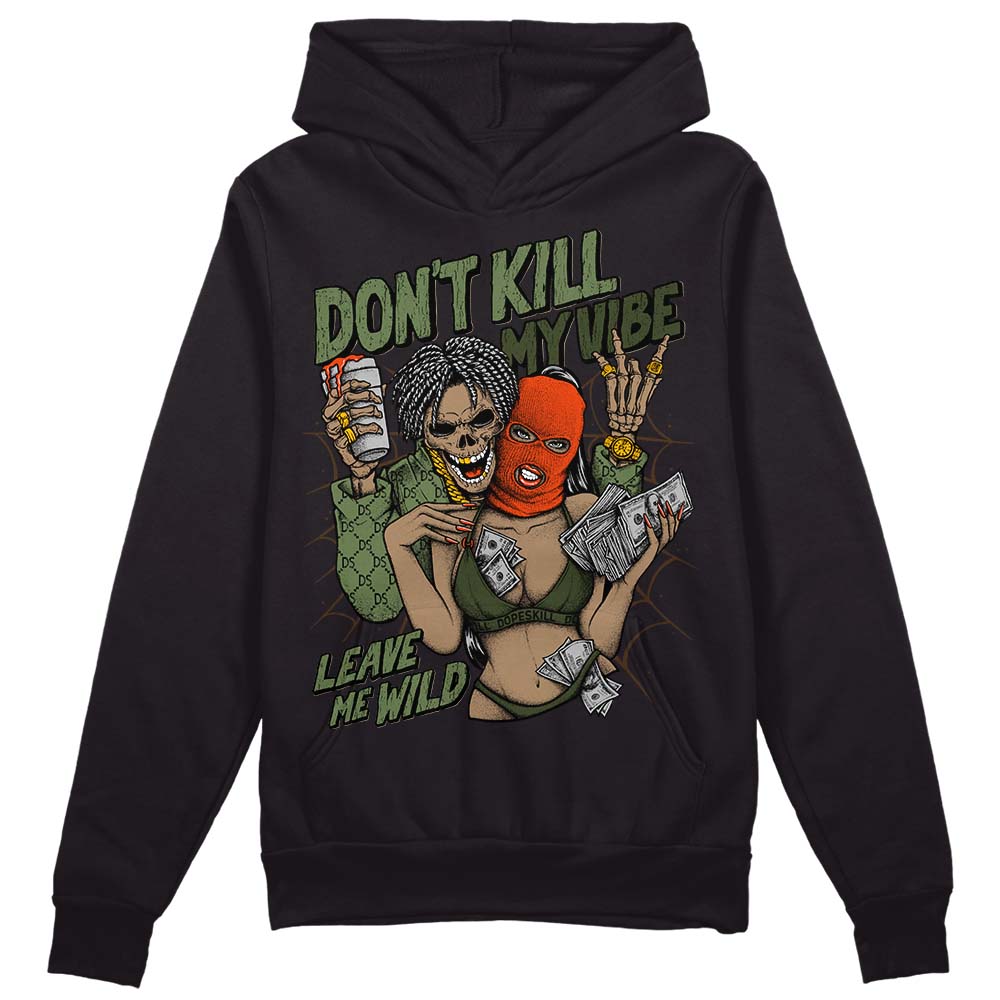 Olive Collection superstreetwear Hoodie Sweatshirt Don't Kill My Vibe Graphic