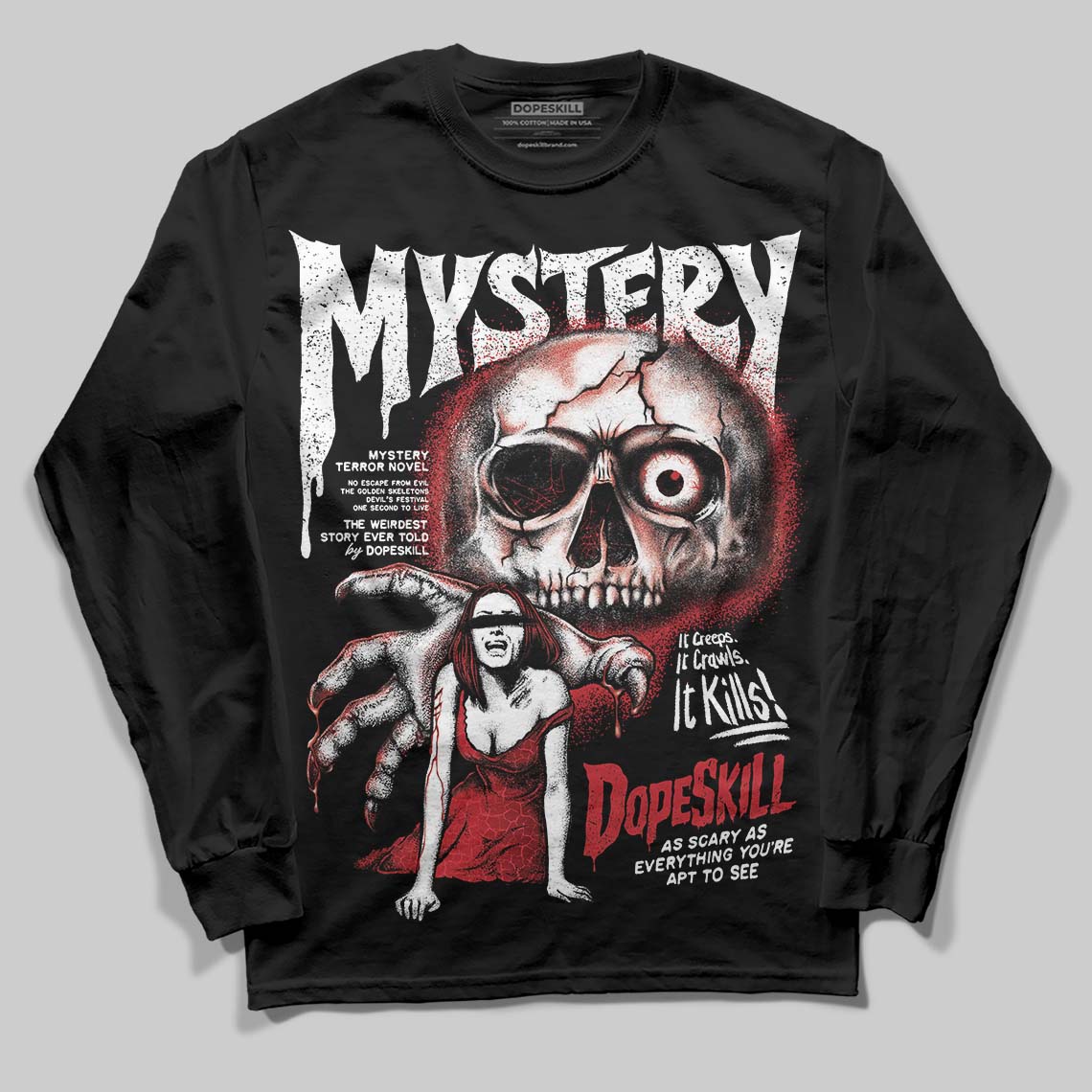 Ruby 1s superstreetwear Long Sleeve T-Shirt Mystery Ghostly Grasp Graphic