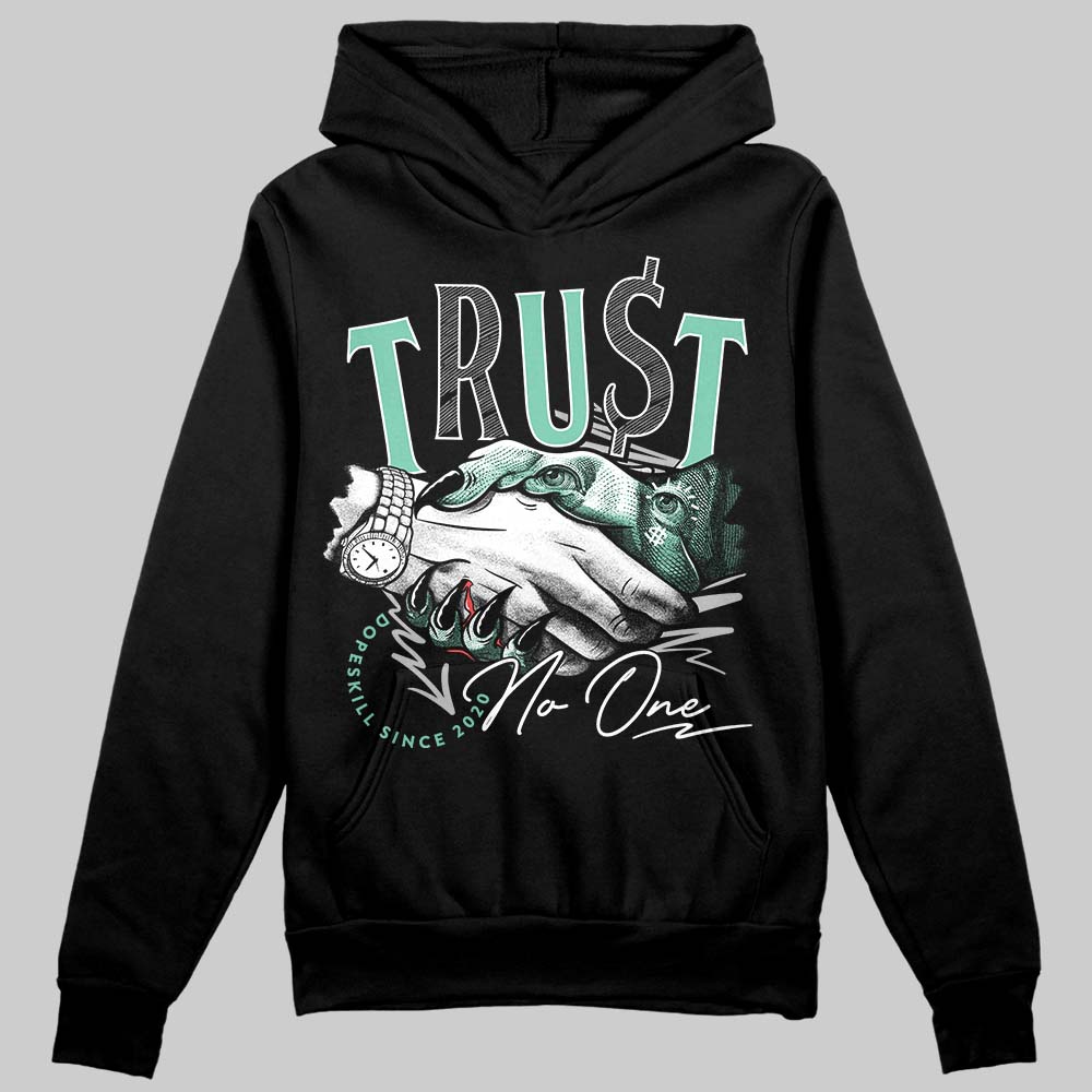 Green Glow 3s superstreetwear Hoodie Sweatshirt Trust No One Graphic