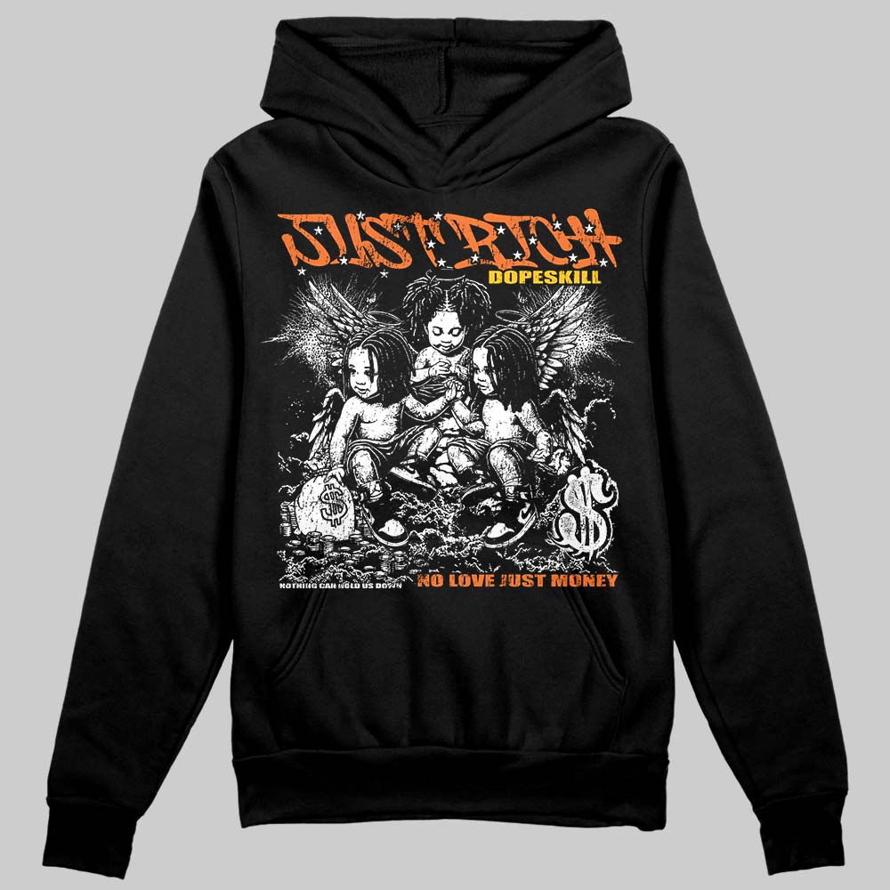 Orange Black White superstreetwear Hoodie Sweatshirt Just Rich Graphic