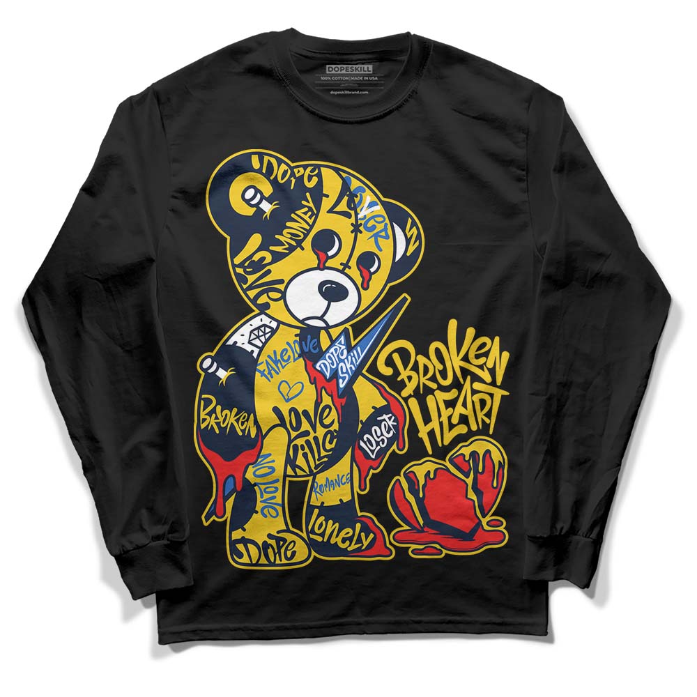 Michigan Dunks superstreetwear Long Sleeve T-Shirt Broken Heart Graphic