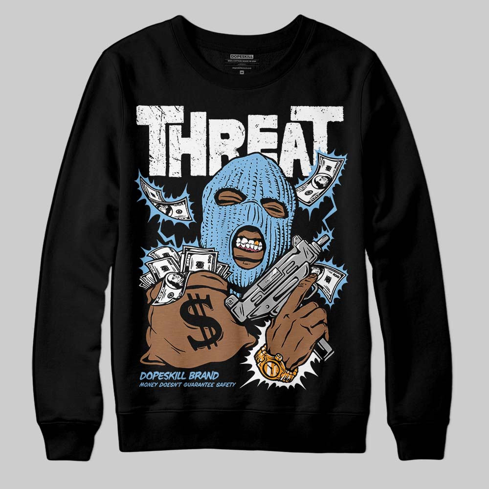University Blue Collection superstreetwear Sweatshirt Under Threat Graphic
