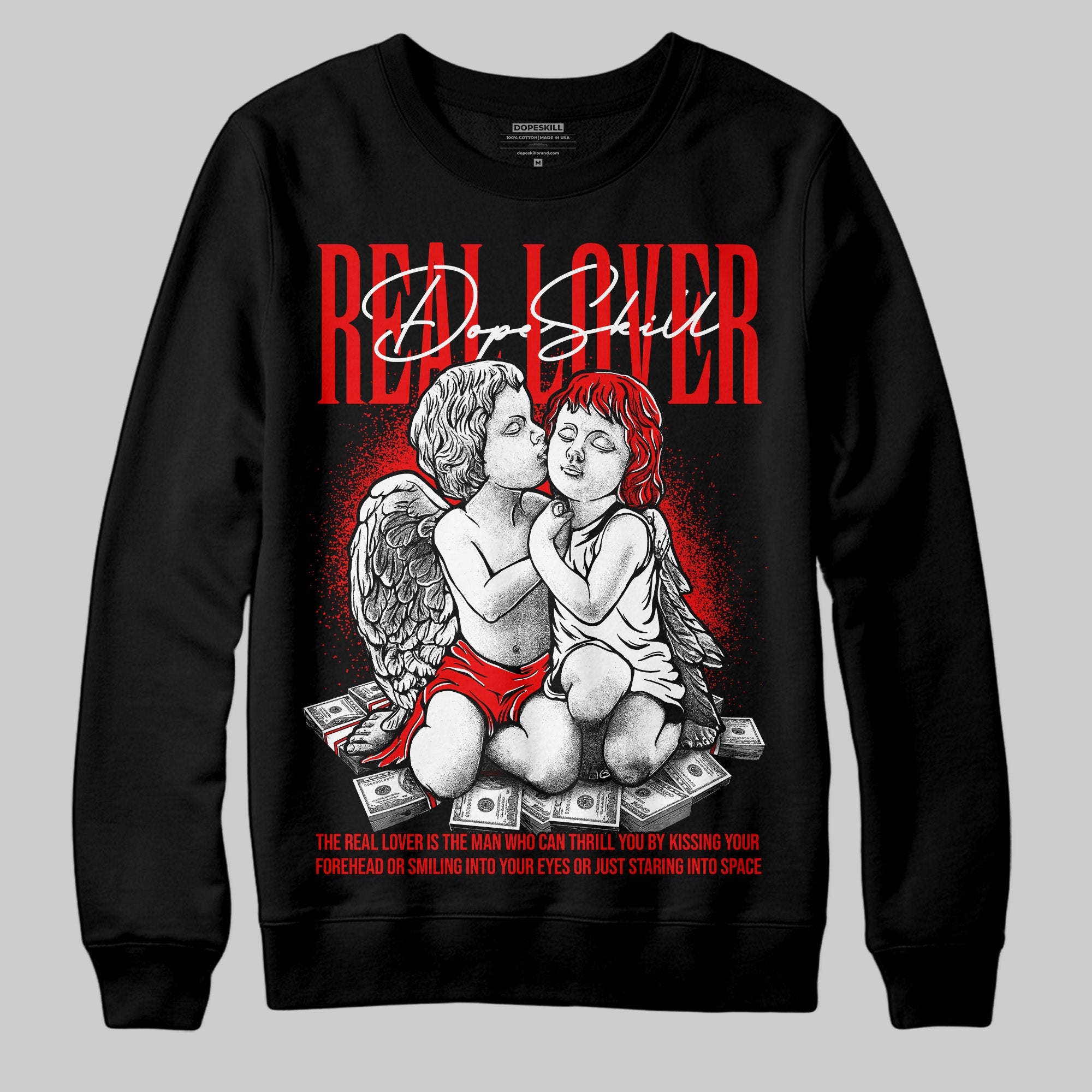 Cherry 11s superstreetwear Sweatshirt Real Lover Graphic