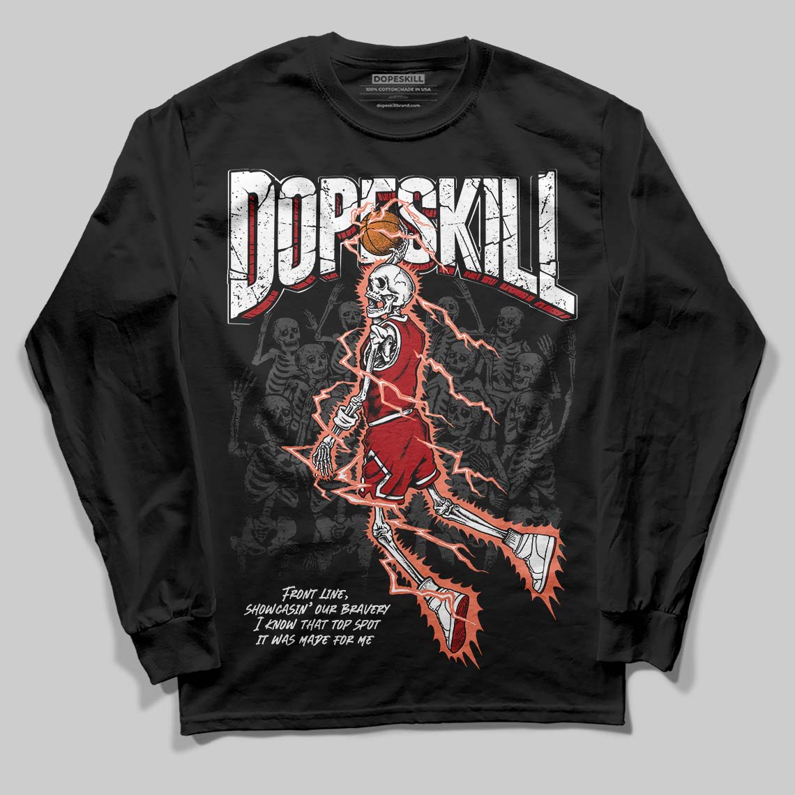 Rare Air Cinnabar 1s superstreetwear Long Sleeve T-Shirt Thunder Dunk Graphic