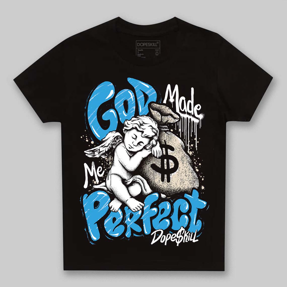 UNC Reimagined 1s superstreetwear Toddler Kids T-shirt God Made Me Perfect Graphic