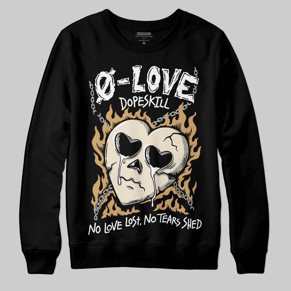 Reverse Metallic 5s superstreetwear Sweatshirt Crying Heart Graphic