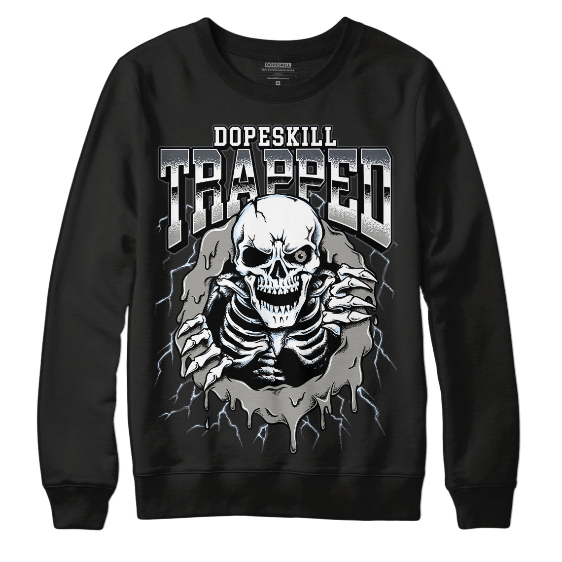 Cool Grey 6s superstreetwear Sweatshirt Trapped Halloween Graphic